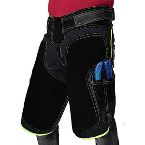 Professional Premium Durable Farrier Chaps Half/Full Genuine Leather Buckle Closure <b>Equestrian</b> Farrier Chaps - Product Image 3