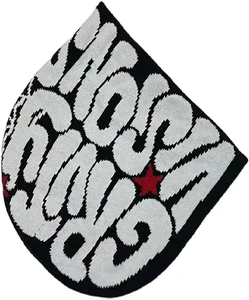 Bonnets confortables pour hommes, design jacquard coloré, logo personnalisé, chapeaux d'hiver 100% acrylique pour adultes - Product Image 2
