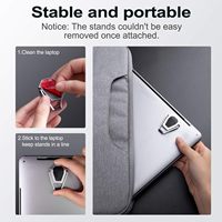 Support de clavier portable en alliage de zinc, mini, invisible, ergonomique, pour ordinateur portable de 10 à 15,6 pouces, avec fonction de refroidissement