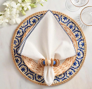 Sets de table traditionnels en rotin, accessoires de cuisine, assiette murale - Product Image 4