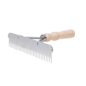 Grooming Rake for Horse Long <b>Tooth</b> Cleaning Rake Stainless Steel Shedding Comb Grooming Kit Horse Brush Curry Comb Sweat <b>Scraper</b> - Product Image 2