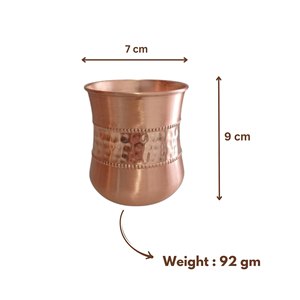 Verres à boire en cuivre en gros, gobelets métalliques en vrac pour l'eau, les jus, les cocktails, durables, réutilisables, pour la cuisine, l'hôtel, le bar. - Product Image 5