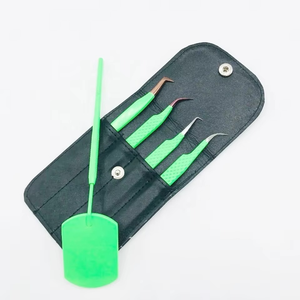 Pinzas para Extensión de Pestañas con Logotipo Personalizado, Diseño de Diamante, Acero Inoxidable, Punta Afilada, OEM/ODM Disponible - Product Image 4