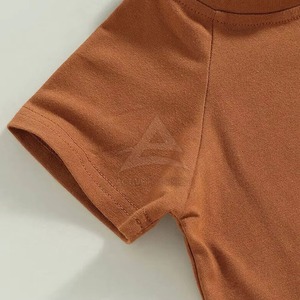 Camiseta de Manga Corta con Cuello Redondo y Estampado Gráfico para Niños, Tela de Algodón Peinado de 160g, Suave y Transpirable, Cómoda para Uso Diario Informal - Product Image 6