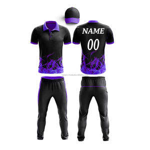 Dernière conception, impression numérique personnalisée, 100% polyester, uniformes de cricket antibactériens, vêtements de sport pour adultes, short confortable, 3D sur le devant - Product Image 5