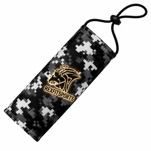 REXFIT SPORTS Housse de canon de paintball personnalisée en tissu léger, ajustable, avec logo d'équipe par sublimation, vente en gros OEM - Product Image 1