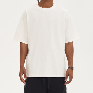 Nouveaux T-shirts Formels en Twill Tendance, Vente en Gros, Personnalisables, Haute Qualité, Épaules Tombantes, 120 Grammes, 100% Polyester, Coupe Oversize, Col Montant - Product Image 6