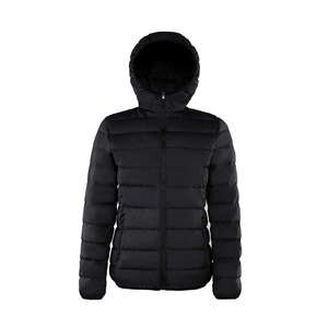 Veste matelassée à capuche unie personnalisée pour femmes - Product Image 4