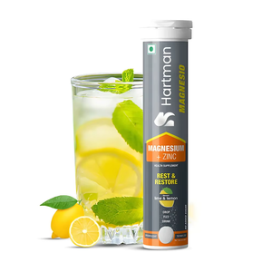 Comprimés effervescents de magnésium et zinc de qualité supérieure, saveur citron vert, supplément minéral, boisson pétillante pour adultes - Product Image 1