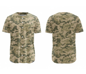 เสื้อเบสบอลแบบซับลิเมชั่น – ชุดกีฬาน้ำหนักเบาประสิทธิภาพสูงพร้อมโลโก้และหมายเลขแบบกำหนดเอง |   ฐานผ้าโพลีเอสเตอร์ที่ระบายอากาศได้ดี - Product Image 1