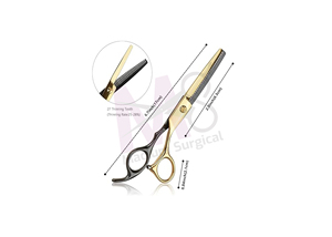 MACLURA SURGICAL Barber <b>Kit</b> Scissors Razor Stainless Steel Shears Barber Razor for Face & Body Comfortable Precise Wet <b>Shaving</b> - Product Image 2