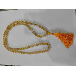 Fournisseur en gros de Japamala en citrine faits à la main, perles de cristal de citrine naturelles pour la méditation, disponibles en grande quantité - Product Image 3