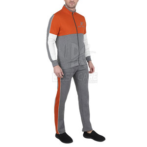 Survêtements zippés pour hommes de haute qualité, sur mesure, couleur et design personnalisés, prix abordable, vente en gros, respirants - Product Image 2