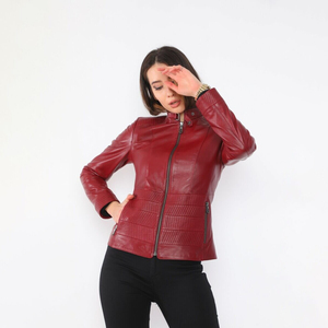 Chaqueta de Cuero Acolchada Unisex de Alta Calidad OEM, Personalizada, con Piel de Vaca Genuina y Cierre Transpirable, Estilo Moto y Biker - Product Image 2