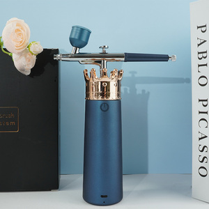 Kit de Aerógrafo Recargable ABS, Pistola de Pulverización Nano de 3 Velocidades, Compresor Inalámbrico, Alimentación por Gravedad, Herramienta para Maquillaje de Uñas y Pasteles - Product Image 4