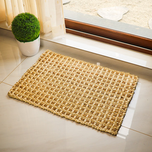 Alfombra de Yute Loomhaven de Textura Natural, Alfombra de Yute Tejida a Mano, Alfombra Rústica Ecológica para Puerta, Alfombra de Fibra Natural para Decoración del Hogar - Product Image 1