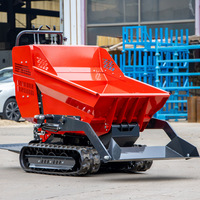 BOB-LIFT Hydraulischer Mini-Kipper 500kg Raupenmini-Dumper Kleiner Gummiketten-Transporter Lader