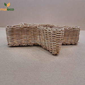 ถาดเสิร์ฟหวายรูปดาวงานฝีมือดีไซน์สวยเคลือบแล็กเกอร์งานทำมือสำหรับเก็บของในห้องครัวห้องนั่งเล่น - Product Image 6