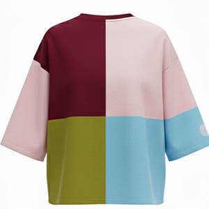 T-shirt ample pour homme, coupe boxy, épaules larges, manches longues, style minimaliste et décontracté. - Product Image 6