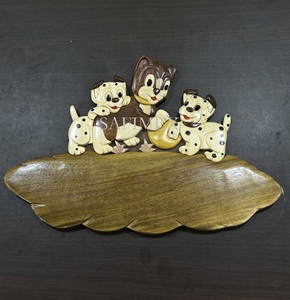 <b>Wooden</b> <b>Plaques</b> Door Plate Intarsia Pattern Wholesale High Quality for Export/Intarsia <b>Wooden</b> <b>Name</b> Plate Customize Design - Product Image 3