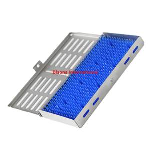 Caja de Instrumentos de Esterilización Médica Manual al por Mayor con Orificios, Bandeja Quirúrgica de Acero Inoxidable para Autoclave, Alta Calidad - Product Image 3