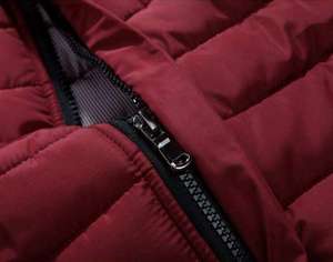 Veste d'hiver matelassée à capuche pour la pêche, parka isolée réversible, coupe slim, streetwear, imperméable, coupe-vent, chaude, pour l'extérieur - Product Image 5