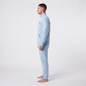 Conjunto Deportivo de Hombre de Peso Pesado con Cremallera Completa, Chaqueta y Pantalones de Chándal Personalizados, Dos Piezas, Cuello Alto, Ropa Deportiva - Product Image 4