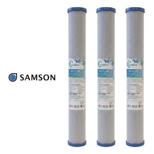 Filtre à eau au charbon actif en coque de noix de coco renouvelable – Pack de remplacement annuel – Conception à débit optimal - Product Image 1
