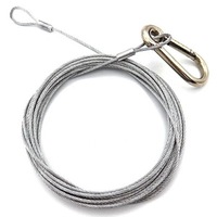 316 Edelstahl-Drahtseil 1/8" 3/16" 1/4" 1x19 7x7 7x19 AISI-Standard 1370-2160MPA Zugfestigkeit Kaltgeformt