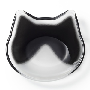 Petite assiette coconeco, fabriquée au Japon, adorable assiette en forme de chat, verre soda, maison, bureau, café, pause thé - Product Image 3