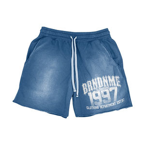 Conjunto de Dos Piezas Personalizado de Alta Calidad, 500 GSM, Sudadera con Capucha y Pantalones Cortos de Verano para Fabricantes de Ropa Unisex - Product Image 6