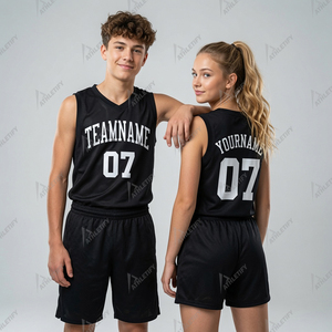 Conjunto de camiseta de baloncesto personalizada, color naranja, sin mangas, 100% poliéster, transpirable, con estampado del nombre del equipo, uniformes unisex para adultos - Product Image 3