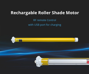 Motor Eléctrico Recargable Zemismart para <span class=keywords><strong>Persiana</strong></span> Enrollable de 38 mm, Diseño Vertical con Panel Solar, Control Remoto RF, Ventana Metálica - Product Image 2