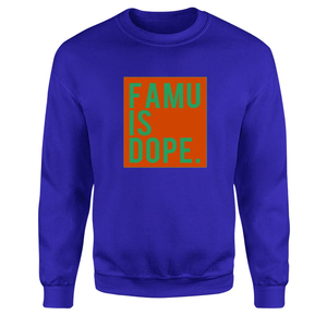 เสื้อสเวตเชิ้ตผ้าฝ้ายฟลีซ FAMU แบบกำหนดเองพร้อมลายพิมพ์ดีไซน์ คอกลม แขนยาว แฟชั่นเสื้อสเวตเชิ้ตสำหรับชมรมนักศึกษา - Product Image 4