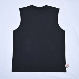 Men's Sleeveless O-Neck Tank <b>Top</b> With Cartoon Bear And <b>Skull</b> Print Regular Fit Casual Jersey Cotton T-Shirt - Product Image 6