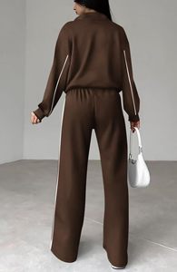 Conjunto Deportivo de Sudadera con Cierre y Pantalones Jogger para Mujer, Proveedor Mayorista - Product Image 5