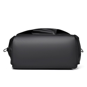 Mochila de Nailon Negra con Bolsillo Frontal con Cierre y Bolsillos Laterales para Senderismo y Camping al Aire Libre, Uso en Todas las Estaciones - Product Image 4