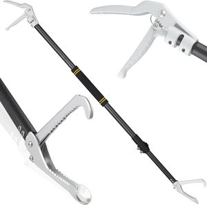Heavy Duty Snake Tongs Collapsible Reptile Catcher Stick Professional Rattlesnake <b>Grabber</b> <b>Tool</b> Safe Pick Up Handling Device - Product Image 1