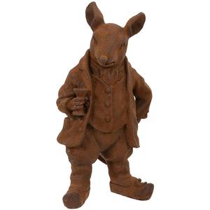 Large Size <b>Rustic</b> Mr. Rat Statue Farmhouse Decorative Handmade Rat Sculpture Low Moq Home Decor Ground Mount - Product Image 2