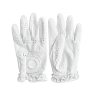Gant de golf unisexe en cuir véritable, couleur personnalisée, antidérapant, respirant, avec boucle pour la main gauche, pour les sports de plein air