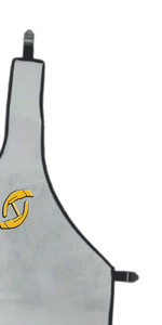 Holy Signs International HSI-LWA/011 Hitzebeständige Flammschutz-Schweißerschürze Gelbes Logo Normale Passform für Fabrik- und Werkstattnutzung - Product Image 2