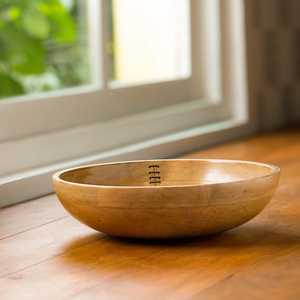 Tazón de servir de madera natural hecho a mano, diseñado para una comodidad elegante y práctica en el día a día. - Product Image 6