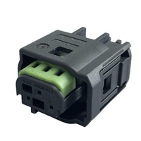 Jinhang3p-LF 3-poliger weiblicher Kupfer-Nylon-Autostecker, IP67 wasserdichter Adapter für Rückfahrkamera-Parksensor-Buchsenkabelstecker