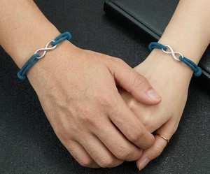 SNH AB 53 Handmade Adjustable Braided <b>Rope</b> <b>Bracelet</b> for Children's Cute Style Leather and Cotton Material - Product Image 1