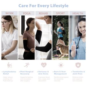 Manchons de compression OEM pour le cyclisme, protection UV50, manchons solaires pour le volleyball, le baseball et le football - Product Image 6