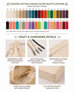 Sac à poussière en toile de coton naturel personnalisé avec logo imprimé, pochette de rangement à cordon pour chaussures, bijoux, emballage de produits de luxe - Product Image 4