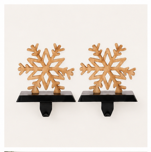Christmas Stocking Holder Festive <b>Mantel</b> Display for Holiday Decorations <b>Fireplace</b> <b>Shelves</b> Home and Winter Celebrations - Product Image 3