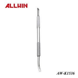 Empujador de Cutículas de Doble Punta de Acero Inoxidable Pulido de Alta Calidad, Herramienta para el Cuidado de las Uñas y Pedicura - Product Image 2
