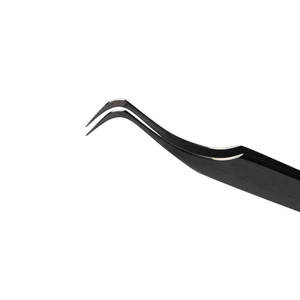 Pinzas para extensión de pestañas de volumen, herramienta de acero inoxidable para recoger pestañas, para técnicos de pestañas, salones de belleza y estudios de maquillaje. - Product Image 2