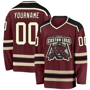 Maillot de hockey personnalisé OMMIZ INDUSTRY bleu poudré et blanc-royal à col lacé, le plus vendu en gros - Product Image 2